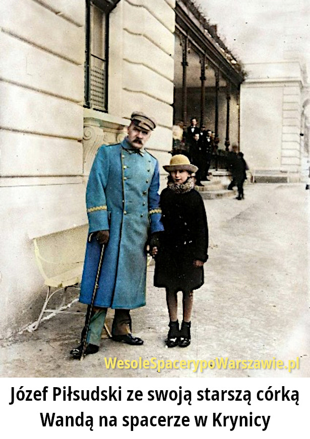 jak wygląda Józef Piłsudski z córką