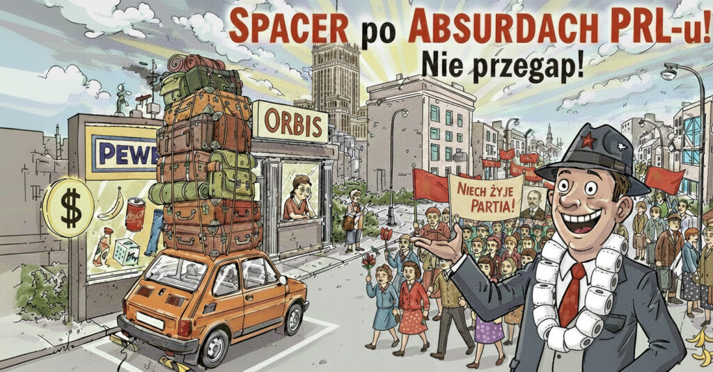 Spacer po absurdach PRL-u